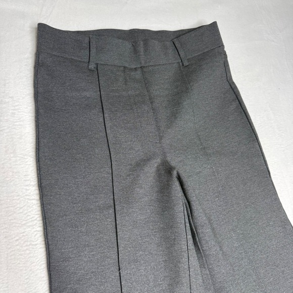 Quince Pants - NEW QUINCE Ultra-Stretch Ponte Flare Leg Pants in Charcoal - Size Medium